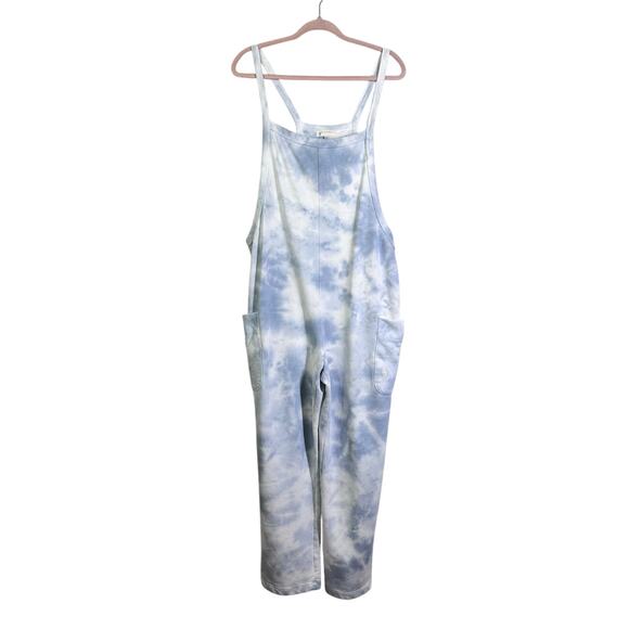 FP Movement by Free People Pants - FREE PEOPLE MOVEMENT FP Jumpsuit Overalls Onesie Sweatshirt Tie Dye Hip Pockets